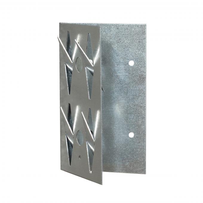 کلیپ های صوتی گوشه ای، براکت های نصب فلزی نقره ای برای پانل های صوتی، سخت افزار نصب عایق صوتی دیوار 2