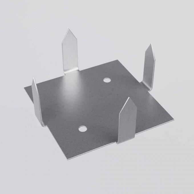 کلیپ های صوتی گوشه ای، براکت های نصب فلزی نقره ای برای پانل های صوتی، سخت افزار نصب عایق صوتی دیوار 5