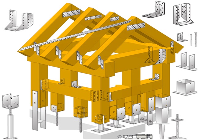 بند براق فولاد گالوانیزه و صفحه اتصال براق طوفان 4