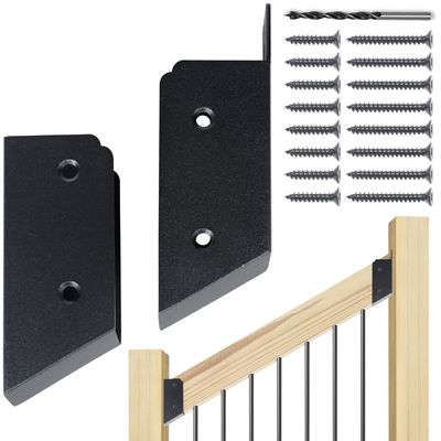 کیفیت  Deck Railing Bracket and Deck Baluster Attachments with Up To 200 Lbs Weight Capacity کارخانه