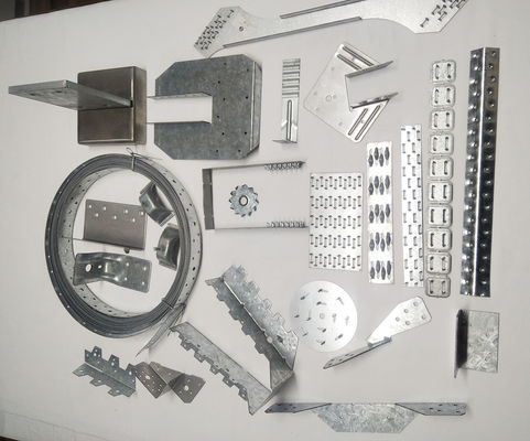 H2.5A بست راست 18-گیج گالوانیزه تسمه های طوفان و بست های تیرچه برای چوب