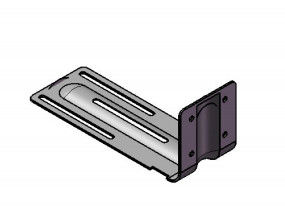 براکت دیواره داخلی برای تثبیت دیواره های غیر باردار به تراس ها