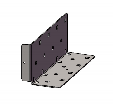 آویزان Split Joist، SPH140 SPH180 SPH220 دیوار نصب Joist براکت برای چوب فولاد کربن طوفان